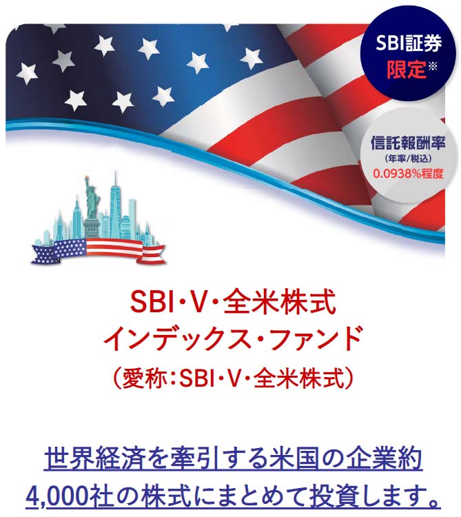 SBI-V-全米株式インデックスファンド